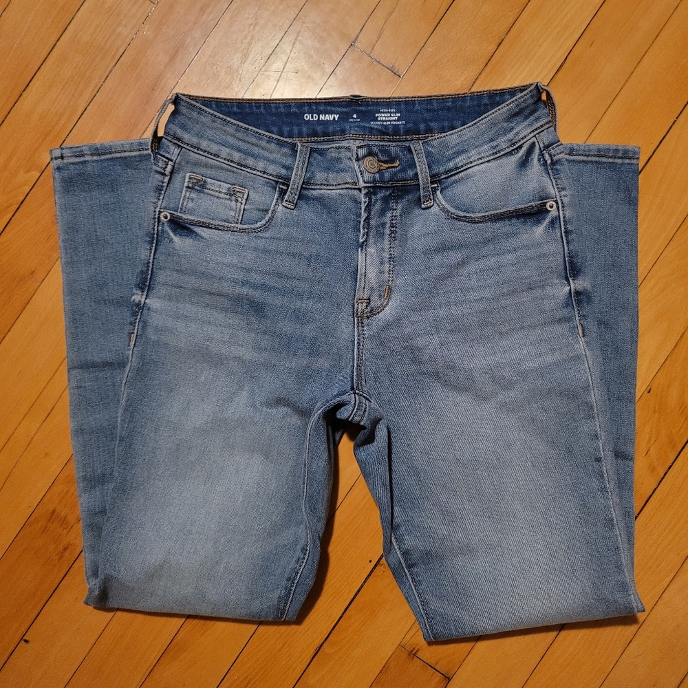 Old Navy Power Slim Straight Jeans